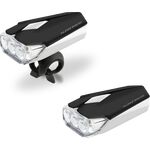 Фонарь передний Kross LUMI II 3LED, 3 светодиода, черный,  T4COSLP0191BK, изображение  - НаВелосипеде.рф