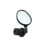 Зеркало SUNTEK, L: 3", вращается на 360°, крепление в руль, черный, CL-032D, изображение  - НаВелосипеде.рф