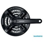 Система шатунов велосипедная Shimano Tourney 18-24скорости 42/34/24 170мм AFCM171C244C3 2-2039 , изображение  - НаВелосипеде.рф