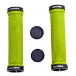 Грипсы велосипедные Vinca Sport зелёные, 129мм, зажим чёрный,  H-G 119 green/black, изображение  - НаВелосипеде.рф