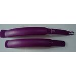 Комплект крыльев Vinca Sport удлиненных, 24"-26", материал пластик, фиолетовый, HN 06 violet, изображение  - НаВелосипеде.рф