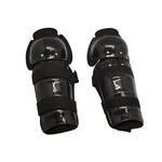 Защита голеней TBS NM-616K, чёрная, с прозрачными ракушками, пара, NM-616K, изображение  - НаВелосипеде.рф