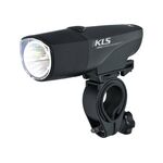 Фонарь диодный KELLYS REVOLT, передний, диод на 1Вт, 2 режима,батарейки в комплекте, черный, Headlight KLS REVOLT, black, изображение  - НаВелосипеде.рф