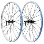 Колеса велосипедные Shimano MT35 переднее и заднее, 27,5", Center Lock, цвет белый EWHMT35FR7QE, изображение  - НаВелосипеде.рф