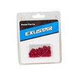 Шипы для велопедалей Shimano EXUSTAR, красные, с ключом, для BMX-педалей, 40  штук, 5-311358 , изображение  - НаВелосипеде.рф
