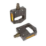 Педали WELLGO F284DU пластиковые, складные, широкие, 105*84*28 mm, 328г, 6-160284 , изображение  - НаВелосипеде.рф