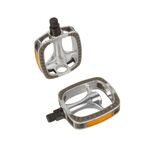 Педали для велосипеда Author алюминиевые  APD-790-Nsl литые с резиновыми накладками 8-34053015 , изображение  - НаВелосипеде.рф