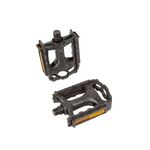 Педали MTB HORST, пластик, с шарикоподшипниками, с отражателями, черные, 00-170290, изображение  - НаВелосипеде.рф