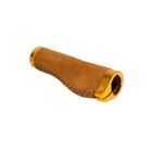 Ручки CLARK`S СLO221 на руль, замшевые, 134мм, эргономичные, 2 фиксатора, коричневые, 3-357 , изображение  - НаВелосипеде.рф