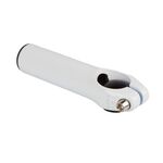 Рога велосипедные алюминиевые MARS SD-218 кованые прямые короткие белые 6-2182 , изображение  - НаВелосипеде.рф