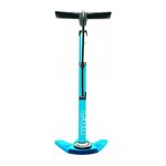 Насос велосипедный напольный, PRO Touring, голубой, PRPU0062, изображение  - НаВелосипеде.рф