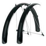 Крылья велосипедные SKS BLUEMELS SHINY 28" 60, black, 11314, изображение  - НаВелосипеде.рф