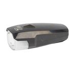 Фара SMART NICHIA 1диод повышенной яркости 7 люкс/2 функции с линзами с батарейками черная 5-220913 , изображение  - НаВелосипеде.рф