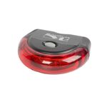 Фонарь M-WAVE задний 5диодов/1ф-я красный плоский с батарейками гориз. 5-220571 , изображение  - НаВелосипеде.рф