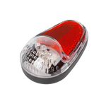 Фонарь велосипедный задний TBS, 3 супер-ярких диода, 3 режима, угол луча 180*, с отражателем, с батарейками, XC-993R, изображение  - НаВелосипеде.рф