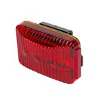 Фонарь велосипедный задний SOLO, 3 диода, в упаковке, устанавливается под V-brake, SL-903, изображение  - НаВелосипеде.рф