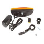 Фонарь велосипедный задний XINGCHENG, с поворотниками, стоп-сигналом, 8 звуков, 125х48х30мм, в упаковке, XC-137, изображение  - НаВелосипеде.рф