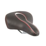 Седло велосипедное VELO VL-6217, комфорт, эластомерное, 267х200мм, черное, 6-146217, изображение  - НаВелосипеде.рф