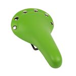Седло велосипедное VENTURA RIVET, универсальное, 278х153 мм, ретро-дизайн, зеленое,  5-251045, изображение  - НаВелосипеде.рф