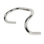 Руль велосипедный ZOOM TRACK/SINGLESPEED/FIXIE алюминиевый, "баран", 25,4x400 мм., серебристый, 5-403923, изображение  - НаВелосипеде.рф