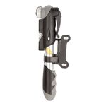 Насос велосипедный GIYO GP-24D алюминиевый, с манометром, серебристый, 6-180240, изображение  - НаВелосипеде.рф