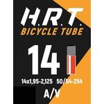 Камера велосипедная HORST, 14"х1.95"-2.125", автониппель, черный, 00-010015, изображение  - НаВелосипеде.рф