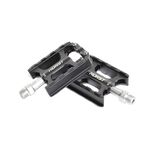 Педали HORST, алюминий H04, ось Cr-Mo, со сменными шипами, облегченные, 260 г, черные, 00-170826, изображение  - НаВелосипеде.рф