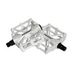 Педали HORST, алюминий H32, широкие, литые, с шипами, 388 г, белые, 00-170833, изображение  - НаВелосипеде.рф