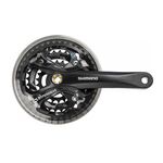 Система шатунов велосипедная Shimano 21-24 скоростей 22х32х42 175 мм 5-588432 , изображение  - НаВелосипеде.рф
