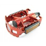 Педали для велосипеда Vinca Sport алюминиевые, 98*83мм, VP 41-1 red, изображение  - НаВелосипеде.рф