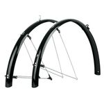 Крылья велосипедные SKS BLUEMELS SHINY 28" 45, black, 10108, изображение  - НаВелосипеде.рф