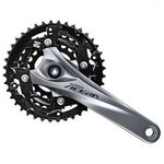 Система шатунов велосипедна SHIMANO Acera M3000, 175мм, Квадрат, 40/30/22T, черный, без защиты, с болтами, EFCM3000E002X, изображение  - НаВелосипеде.рф