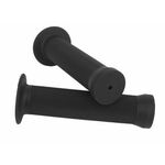 Грипсы велосипедные HUALONG HL-G83, 22,2x130 мм, резина, черные, HL-G83, изображение  - НаВелосипеде.рф