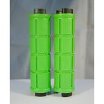 Грипсы велосипедные Colt Waffle, зеленый, без фиксаторов, HY-2004EP-11, изображение  - НаВелосипеде.рф