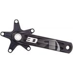 Шатуны Rotor 3D24 BCD110X5 Black 175mm, C02-062-21010-002, изображение  - НаВелосипеде.рф