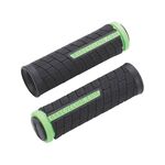 Грипсы велосипедные BBB DualGrip, 102mm, черный/зеленый, BHG-07, изображение  - НаВелосипеде.рф