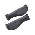 Грипсы велосипедные BBB InterGrip, 132 mm, черный/серый, BHG-75, изображение  - НаВелосипеде.рф