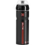 Фляга Elite Syssa, 0.75 л, алюминий, черный глянец, защитный колпачок, EL0101211, изображение  - НаВелосипеде.рф