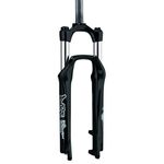 Вилка велосипедная RST Dirt RA, 26"х 28,6, пружинно-масляная, 130мм, D, черная, 1-0065, изображение  - НаВелосипеде.рф