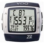 Велокомпьютер VDO Z2, (22) 14 функий, беспроводной, серебристо-черный, 4-6005, изображение  - НаВелосипеде.рф