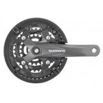 Система шатунов велосипедная Shimano Acera M391, 170мм, Кв, 48/36/26T, защ, черный  EFCM391C866CL, изображение  - НаВелосипеде.рф