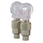 Насадка на ниппель Vinca Sport в виде черепа, 1 диод, VL 503Z, изображение  - НаВелосипеде.рф