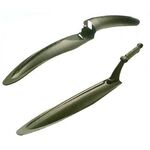 Крыло пластик M-Wave 26-28" заднее на подседельный штырь регулируемое черное 6-27-2, изображение  - НаВелосипеде.рф