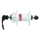 Велосипедная втулка NOVATEС, передняя, 32 отверстия, для дисковых тормозов, с эксцентриком, белая, 5-326100 , изображение  - НаВелосипеде.рф