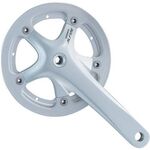 Система шатунов SHIMANO Alfine, S400, 170мм, Oct., 39T, защита одинарн, цв.серебрист., без упаковки, AFCS400CA9, изображение  - НаВелосипеде.рф