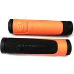 Ручки  на руль AUTHOR AGR-600-D3, 130 мм, резиновые, 2-х компонентные, черно-серые, 8-33452006, изображение  - НаВелосипеде.рф