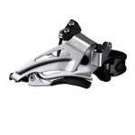 Переключатель передний SHIMANO Deore, для 2x10, нижний хомут(34,9 с адапт 28.6/31.8), IFDM618LX6, изображение  - НаВелосипеде.рф