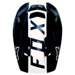 Козырек к шлему Fox Proframe Libra Visor, черно-белый, пластик, 20306-018-OS, изображение  - НаВелосипеде.рф