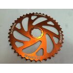 Звезда задняя Kore Rear Sprocket, 40T, 10 скоростей, оранжевая, Shimano совместимая, KCRR0140OAT, изображение  - НаВелосипеде.рф