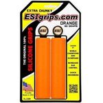 Грипсы велосипедные ESI Extra Chunky, 130 мм, силикон, оранжевый, XLCOR, изображение  - НаВелосипеде.рф